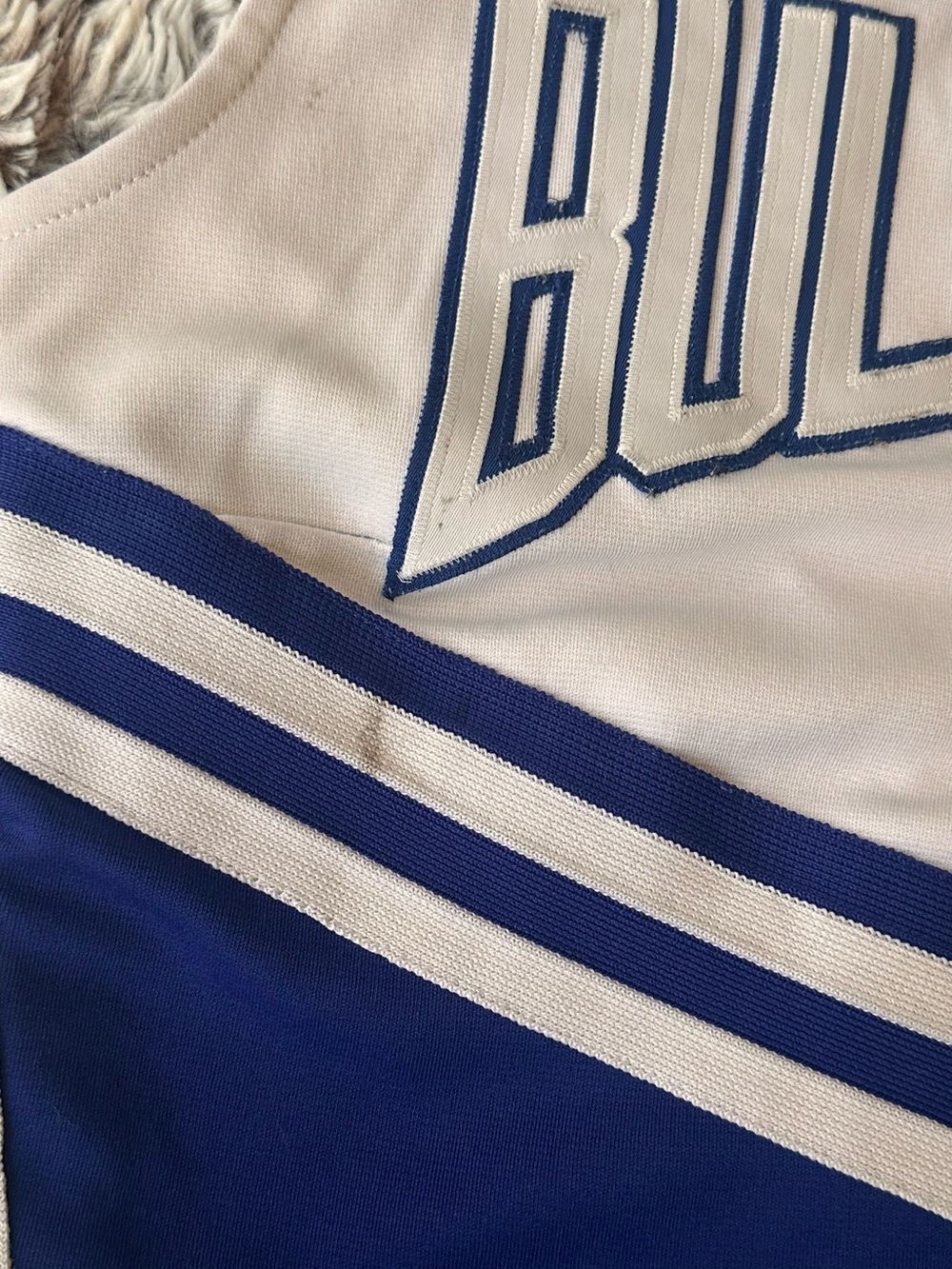 Vintage Bulldog Varsity Cheerleading Top Size 36 Kids - Picture 4 of 10